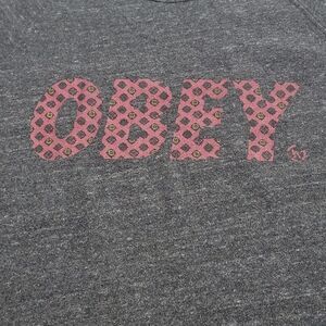 Dark Gray Womens Obey Propaganda Sweatshirt